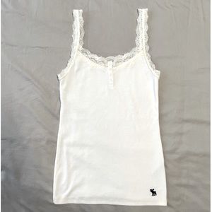 Abercrombie & Fitch Ribbed Henley Tank